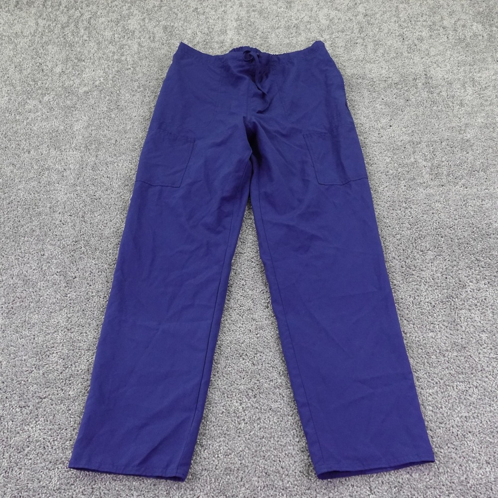 Scrubstar Scrub Pants Womens Large Blue Drawstring Cargo L/G